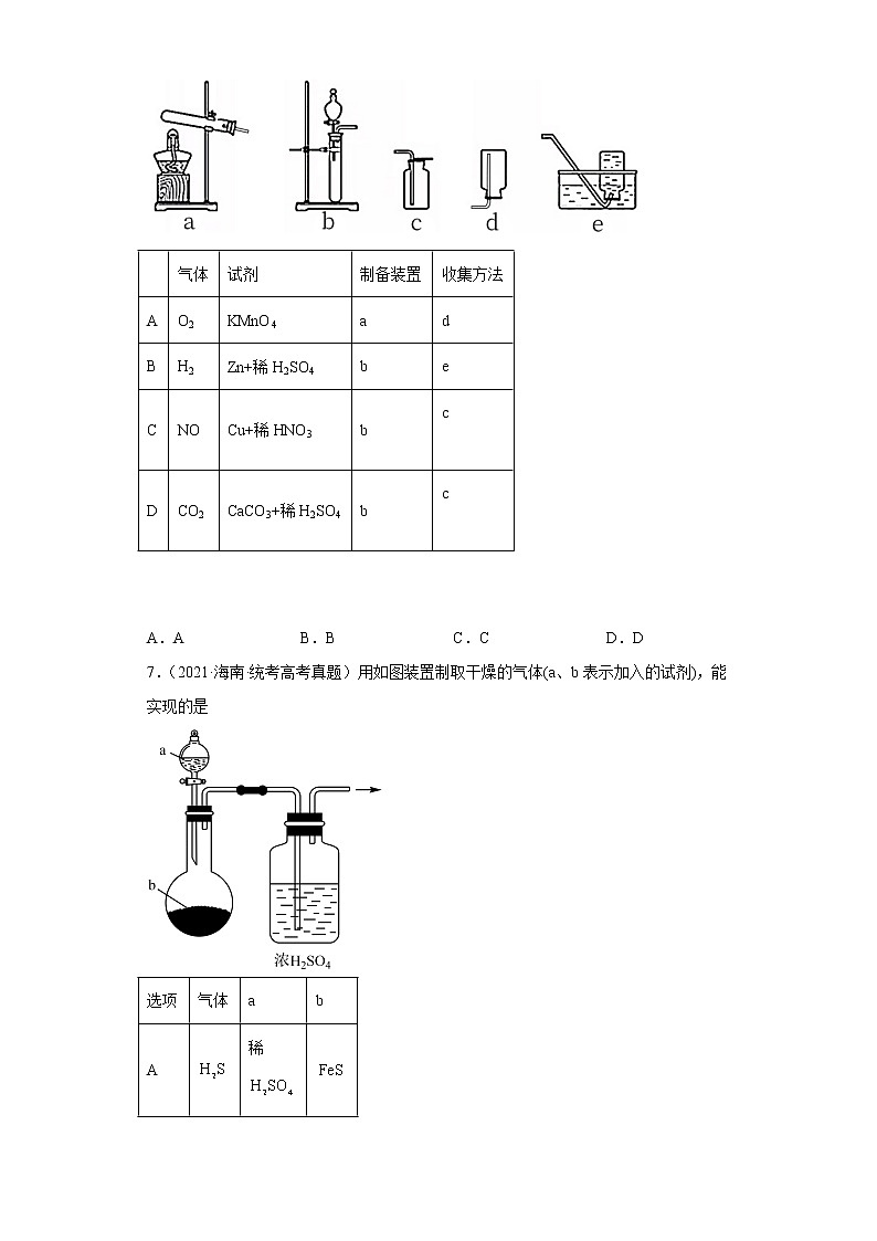 五年2018-2022高考化学真题按知识点分类汇编88-化学实验基础-常见物质的制备(含解析)第3页