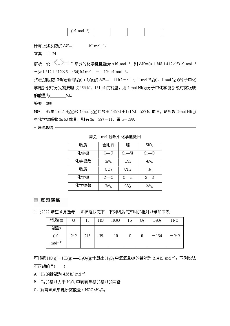 2023版高考化学步步高大二轮复习讲义第一部分 专题11 热化学方程式的书写与盖斯定律【解析版】第2页