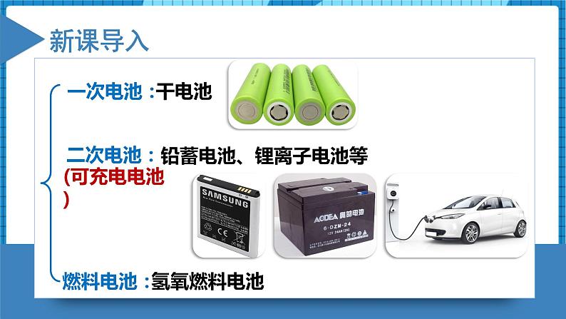 4.1.2 化学电源(教学课件)高二化学同步备课系列(人教版2019选择性必修1)第3页