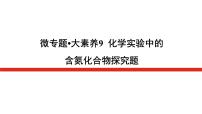 2023高考化學(xué)總復(fù)習(xí)微專題大素養(yǎng)化學(xué)實(shí)驗(yàn)中的含氮化合物探究題09課件