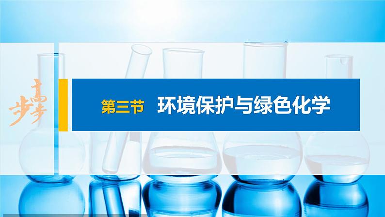 第八章 第三节 环境保护与绿色化学课件PPT第1页
