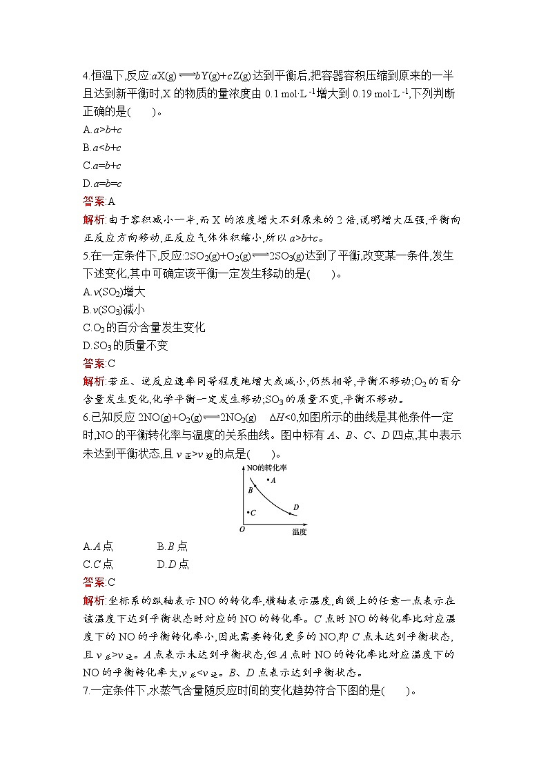 第二章　第二節(jié)　第2課時　影響化學(xué)平衡的因素第2頁