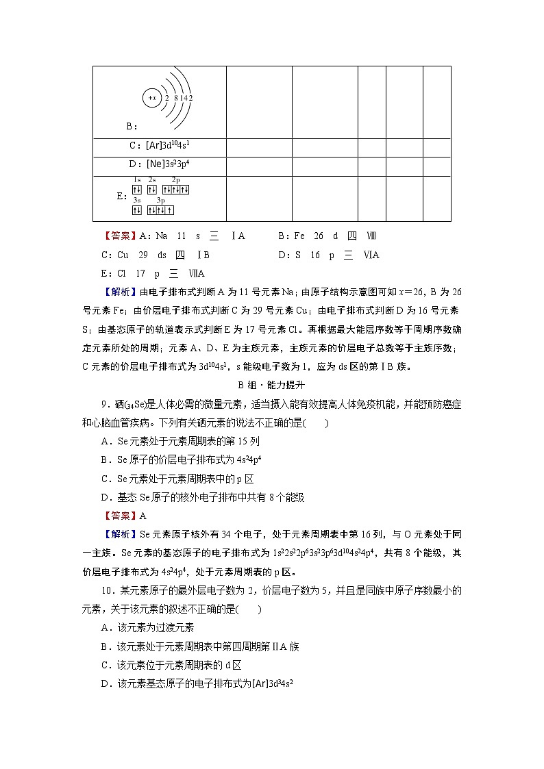 第1章 第2节 第1课时 原子结构与元素周期表第3页