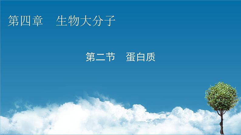 第4章 第2节 第二节 蛋白质课件PPT01
