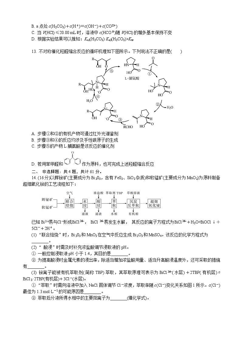 江苏省常州市2022-2023学年高三上学期期末考试(延期) 化学试题第3页