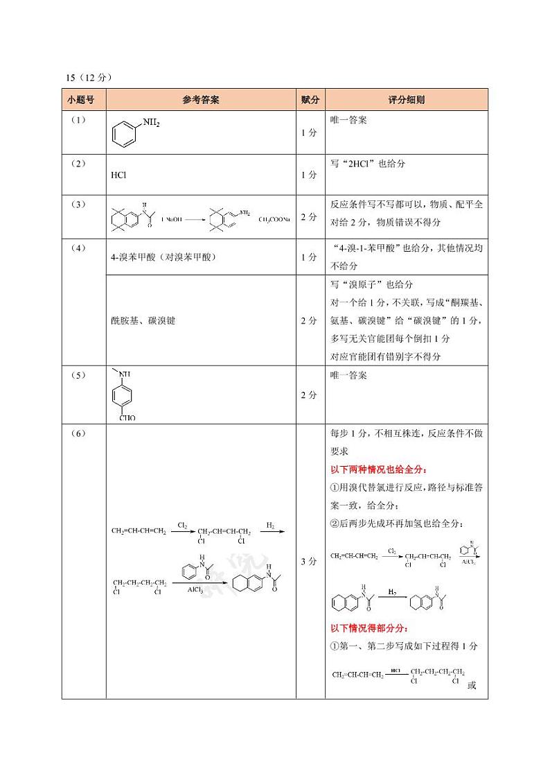 22-23学年佛山一模评分细则第3页