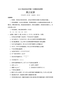 2023年高考第一次模拟考试卷：化学（上海B卷）（考试版）