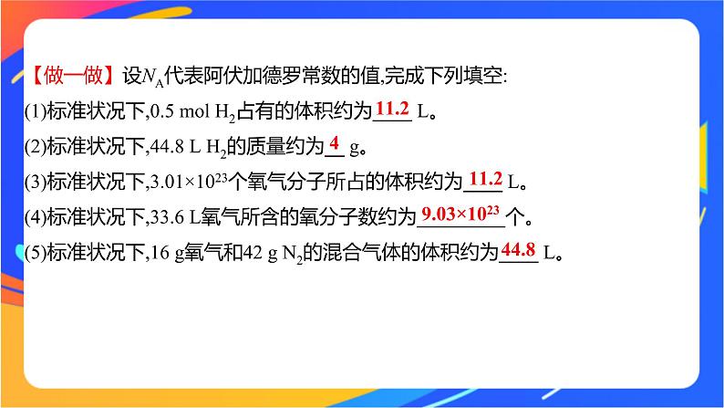 1.3.2 气体摩尔体积 阿伏加德罗定律 课件07