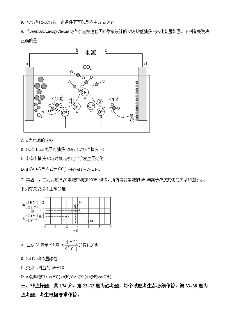 2022晋中高三上学期期末调研理科综合化学试题含解析03