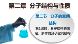 高二化学人教版2019选择性必修二 2.2.1分子的空间结构（第1课时 分子空间结构及其测定）课件