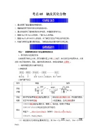 考点05  钠及其化合物（考点归纳）- 高中化学学业水平考试必备考点归纳与测试（人教版2019必修1+必修2）