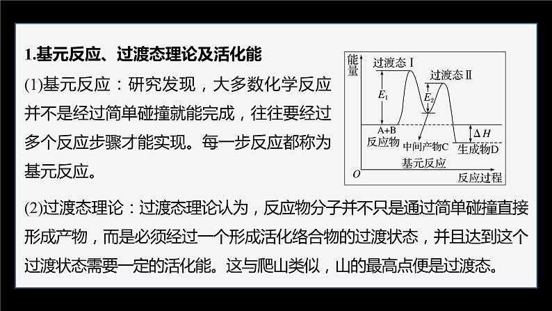 专题2第一单元 化学反应速率 微专题5 化学反应历程与化学反课件PPT第2页