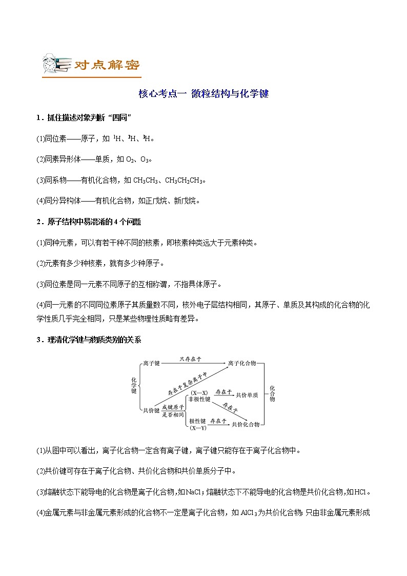 2023年高考化学二轮复习教案专题05物质结构元素周期律含解析第2页
