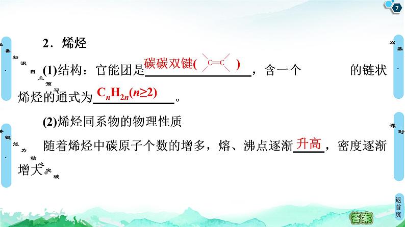 第2章 第2节 第1课时 烯烃 课件【新教材】人教版(2019)高中化学选择性必修3第7页