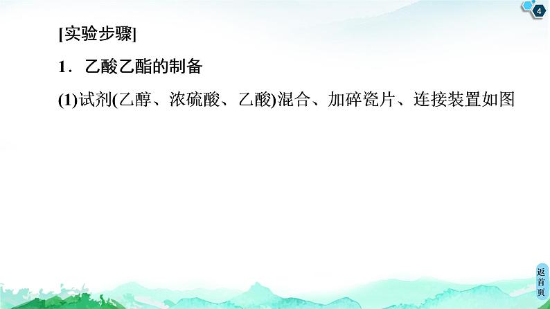 第3章 实验活动1 乙酸乙酯的制备与性质 课件【新教材】人教版(2019)高中化学选择性必修3第4页