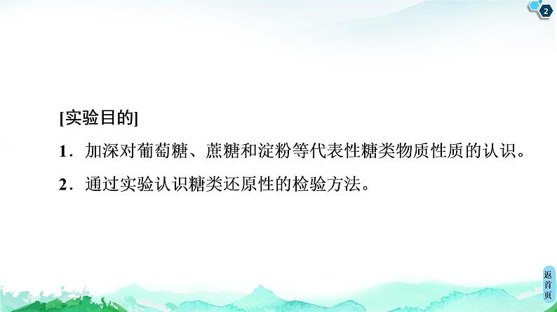 第4章 实验活动3 糖类的性质 课件【新教材】人教版(2019)高中化学选择性必修3第2页
