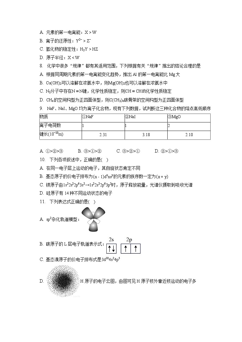 2021-2022学年福建省龙岩第一中学高二(实验班)(下)月考化学试卷(第1次)(含答案解析)第2页