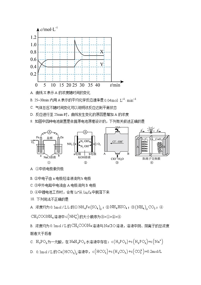 湖南省长沙市重点中学2022-2023学年高二下学期第一次月考化学试题(原卷版)第3页