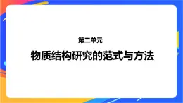 高中化学苏教版选择性必修2 专题1 第二单元　物质结构研究的范式与方法课件PPT