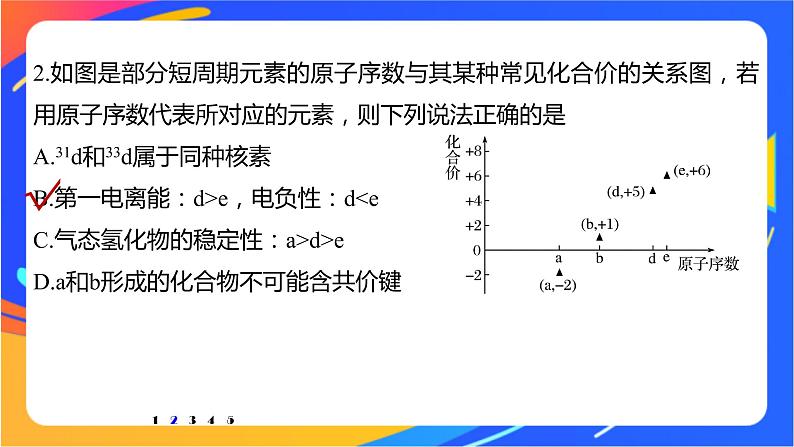 高中化学苏教版选择性必修2 专题2 第二单元 微专题2 元素推断与元素周期律的综合应用课件PPT07