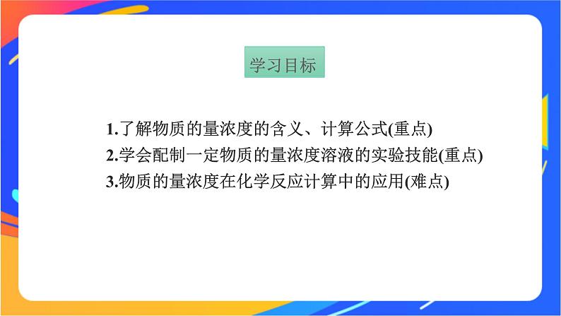 高中化学苏教版必修一 2.2.1 物质的量浓度 课件02