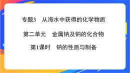 高中化学苏教版必修一  3.2.1 钠的性质与制备  课件