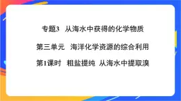 高中化学苏教版必修一  3.3.1 粗盐提纯　从海水中提取溴  课件