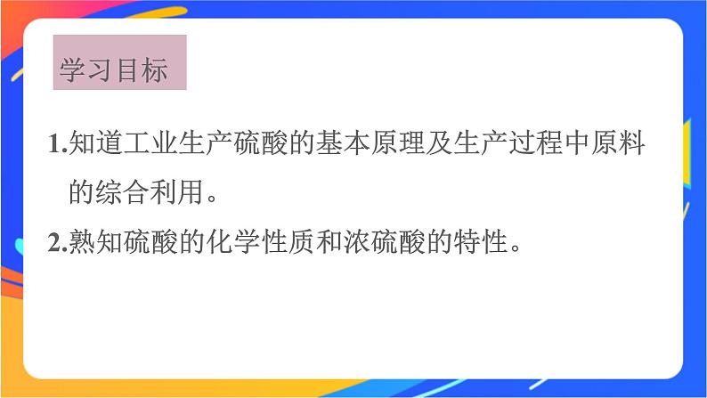 高中化学苏教版必修一 4.1.2 硫酸的工业制备和性质 课件第2页