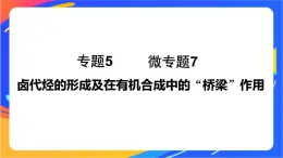 专题5 第一单元　卤代烃  微专题7　卤代烃的形成及在有机合成中的“桥梁”作用课件PPT