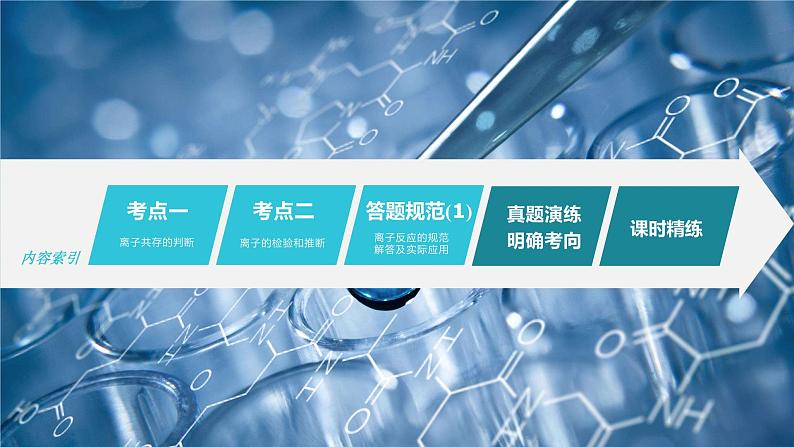 新高考化学一轮复习课件 第1章 第3讲 离子反应的应用第5页