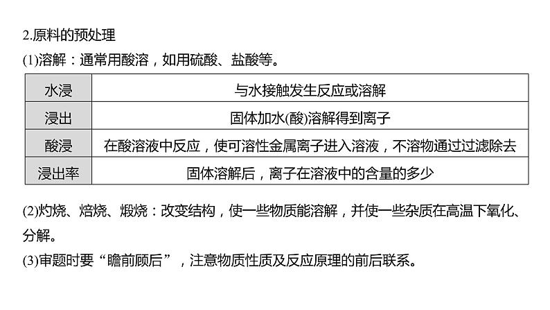 新高考化学一轮复习课件 第8章 第55讲 无机化工流程题的解题策略07