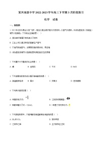 上海市虹口區(qū)復(fù)興高級(jí)中學(xué)2022-2023學(xué)年高三下學(xué)期3月階段練習(xí)化學(xué)試題(Word版含答案)