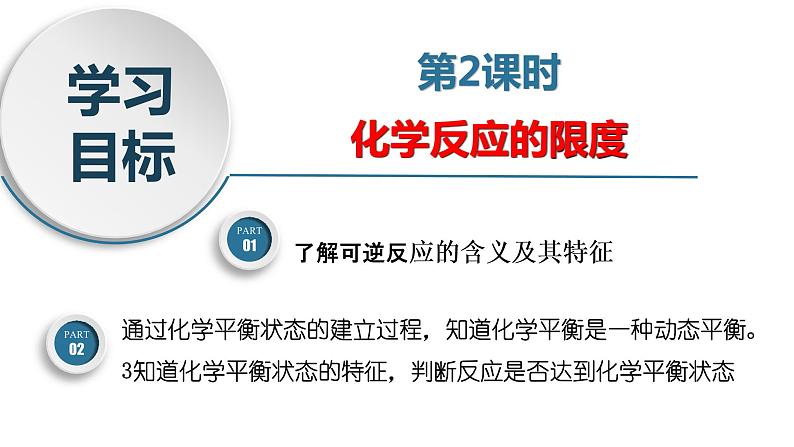 6.2.2 化学反应的限度(精品课件)-高一化学同步精品课堂(人教版必修第二册)第5页