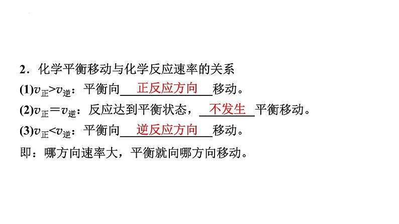 2024届高三化学高考备考一轮复习:化学平衡移动 工业合成氨课件04