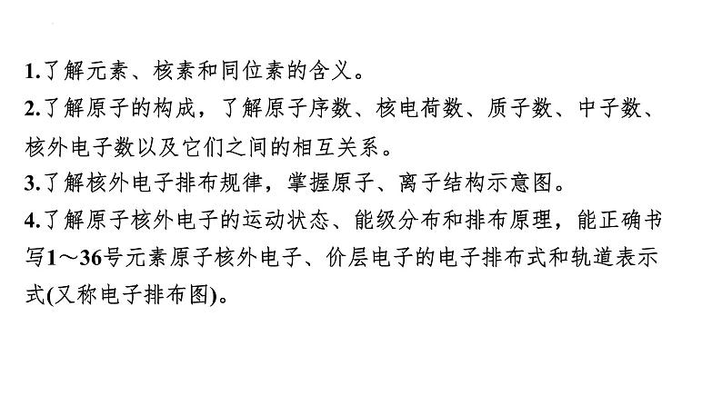 2024届高三化学高考备考一轮复习:原子结构课件第2页