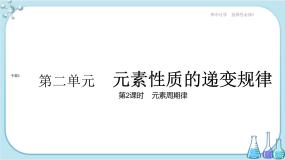 高中化学苏教版 (2019)选择性必修2第二单元 元素性质的递变规教课ppt课件