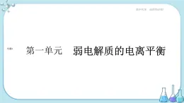 苏教版高中化学选择性必修1·专题3 第一单元 弱电解质的电离平衡（课件PPT）