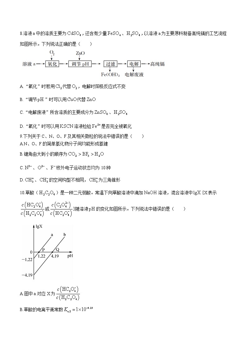 湖北省新高考联考协作体2022-2023学年高三下学期4月月考化学试题第3页