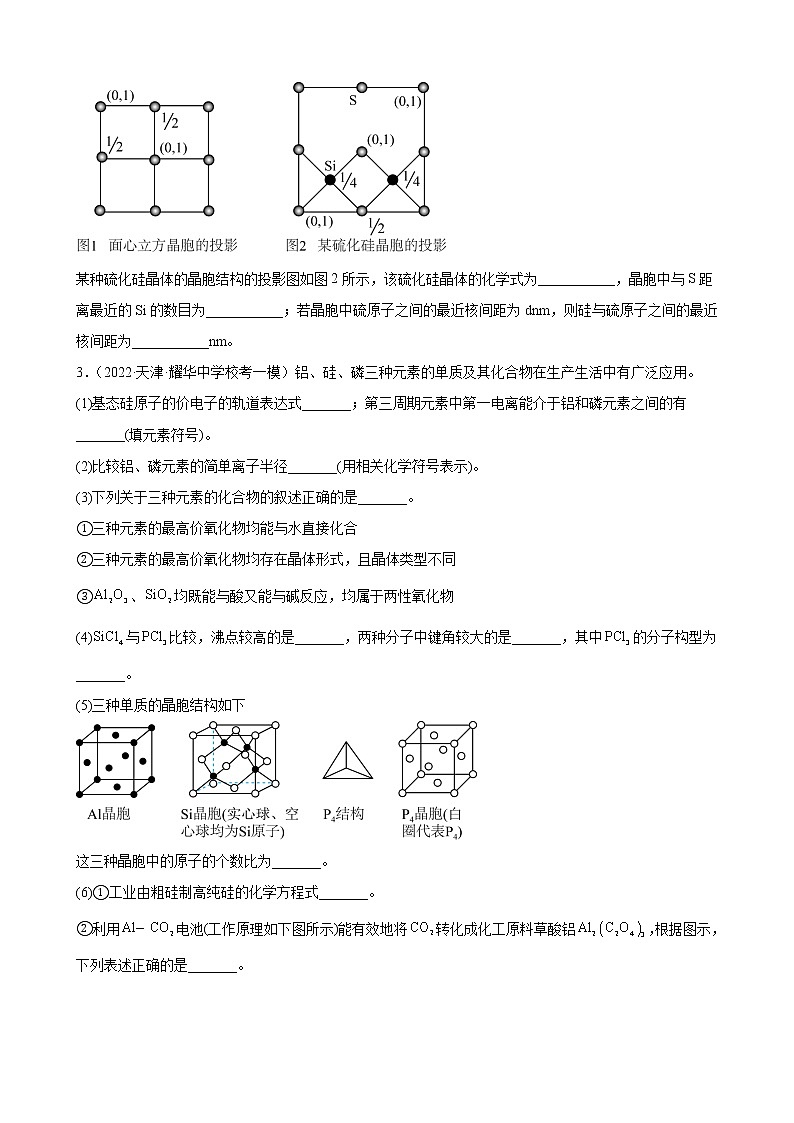 2023届高三化学一轮专题训练——物质的结构与性质++第3页