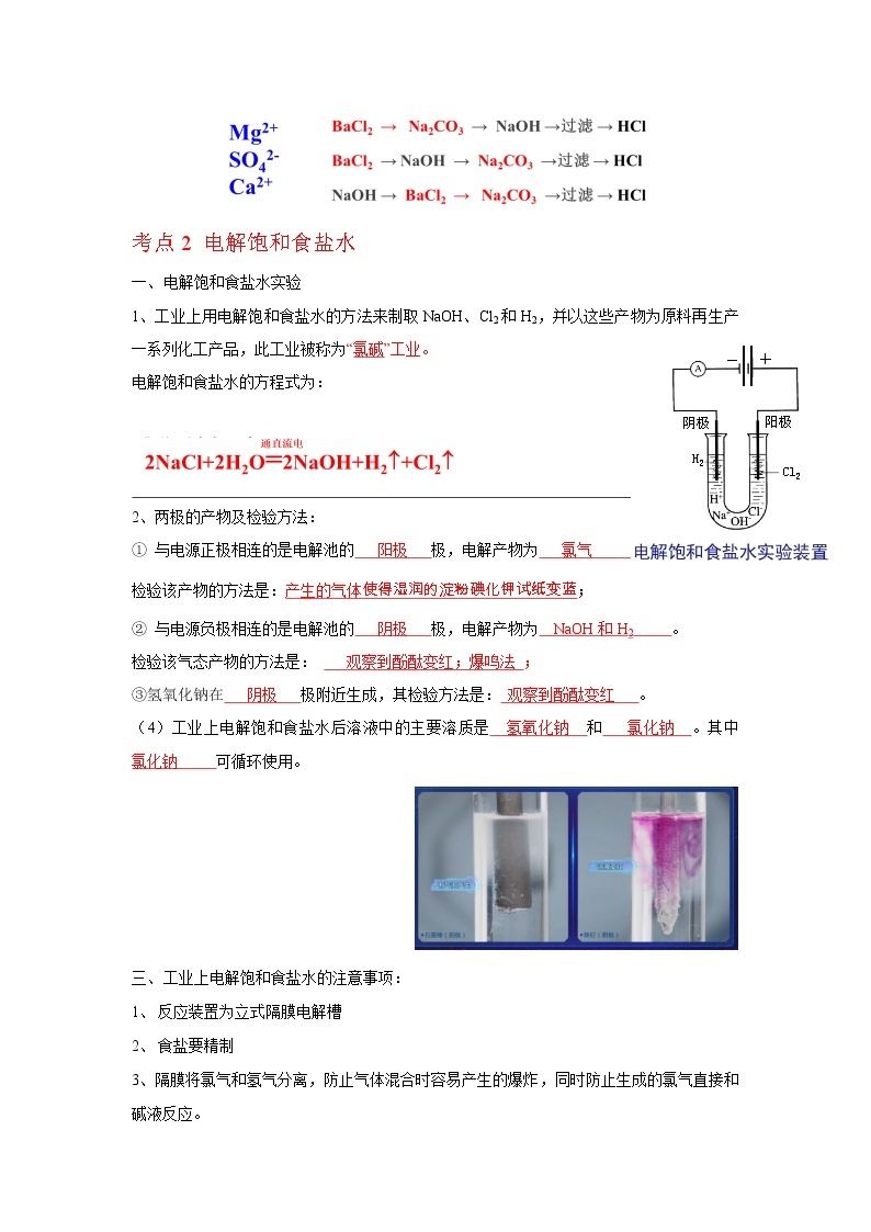 单元复习02 海洋中的卤素资源【过知识】-2022-2023学年高一化学上学期单元复习（沪科版2020必修第一册） 试卷02