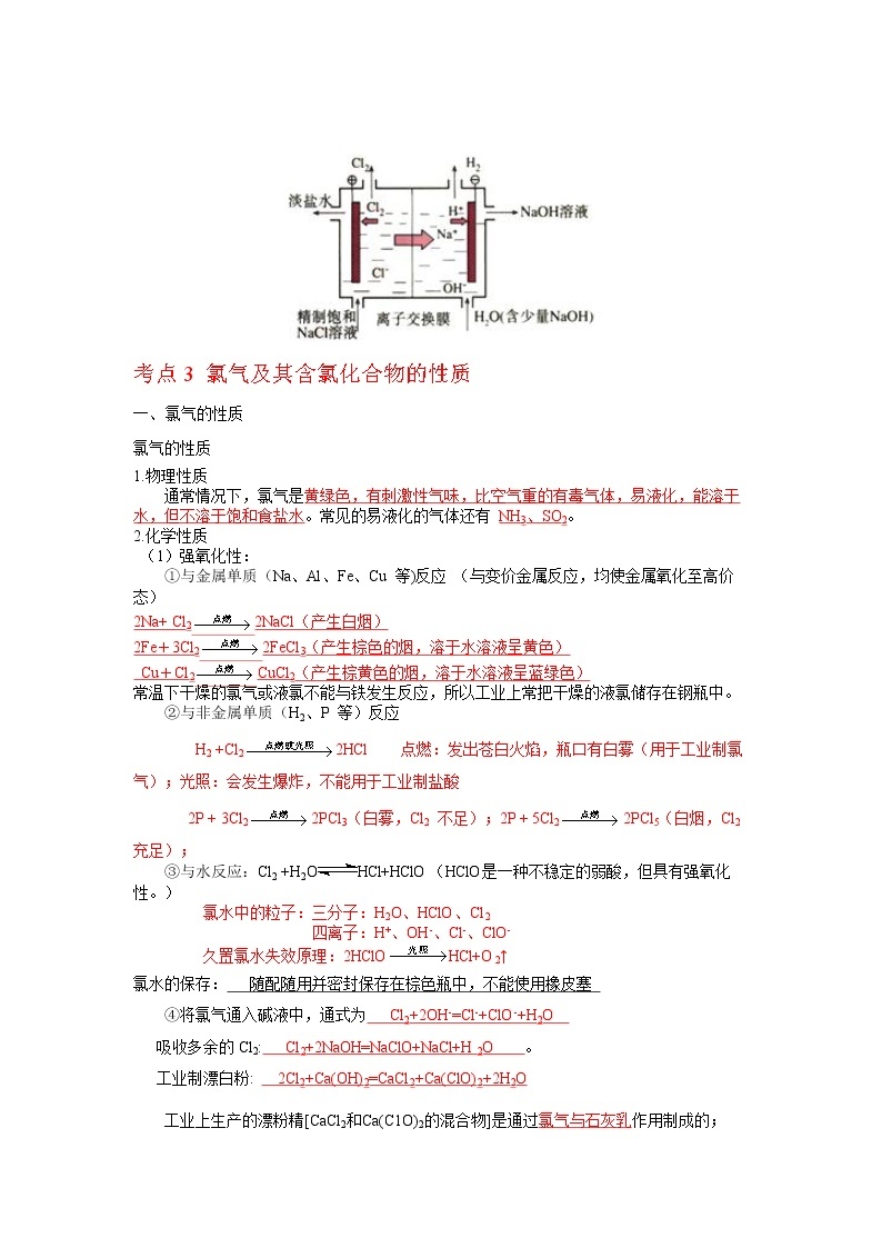 单元复习02 海洋中的卤素资源【过知识】-2022-2023学年高一化学上学期单元复习（沪科版2020必修第一册） 试卷03