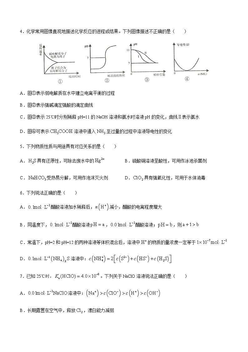 江苏省常熟市2022-2023学年高二下学期期中考试化学试题(Word版含答案)第2页