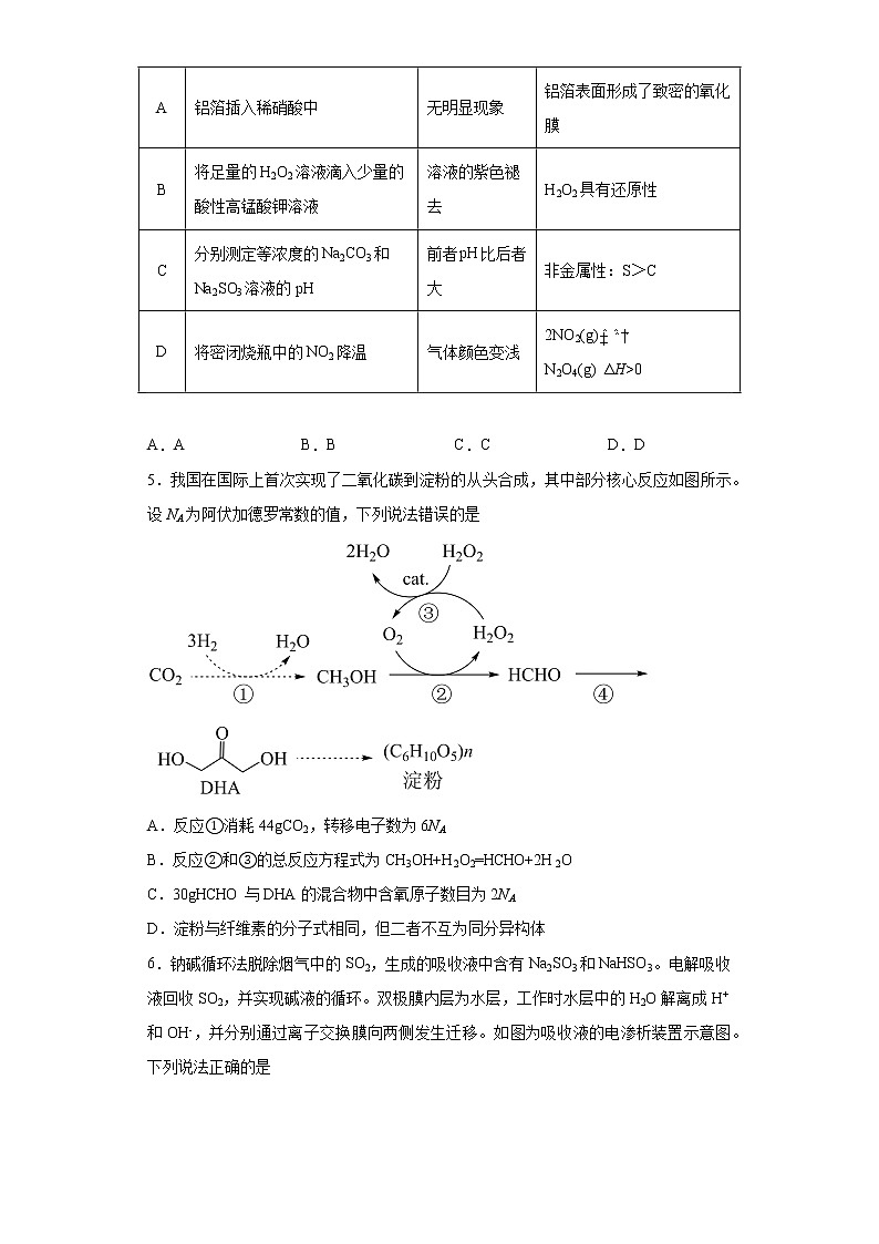 陕西省“高考研究831重点课题项目”联盟学校2023届高三第二次大联考理科综合化学试题第2页
