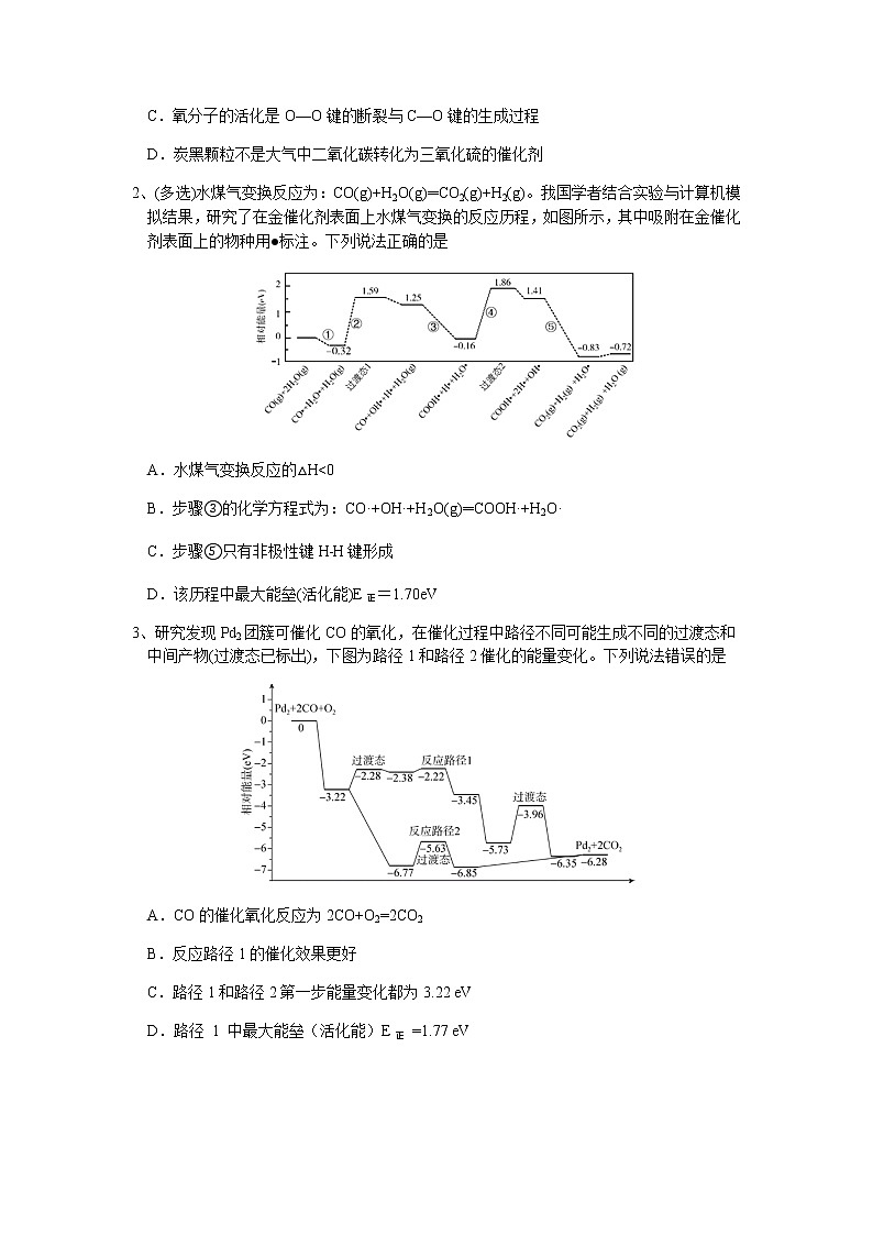 突破05 催化剂、活化能与反应历程(1)-备战2023年高考化学《反应原理综合大题》逐空突破系列第3页