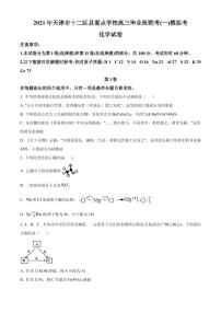 2021届天津市十二区县重点学校高三下学期毕业班联考模拟（一）化学试题 PDF版