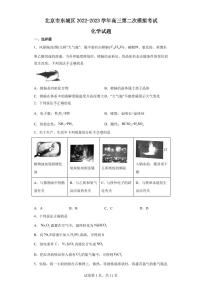 2023届北京市东城区高三5月第二次模拟考试化学试题PDF版含答案