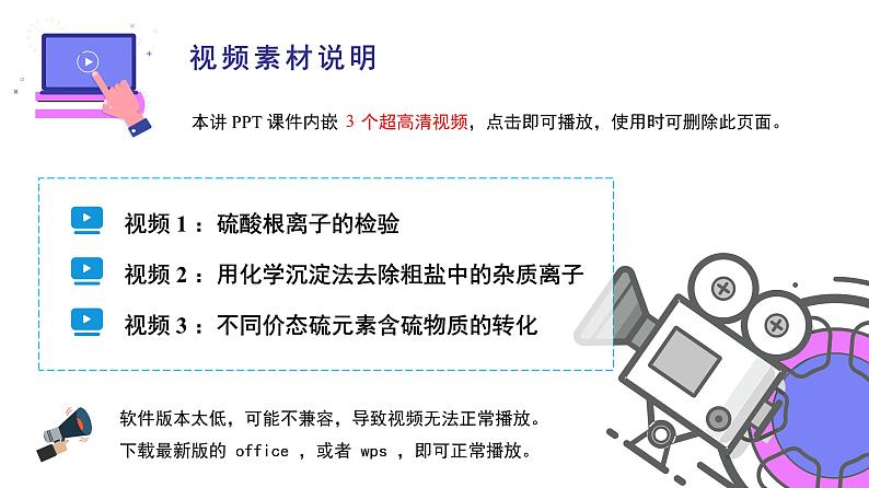 高中化学新教材同步必修第二册 第03讲 硫及其化合物(三)硫酸根离子的检验 含硫物质的转化(PPT课件)第4页