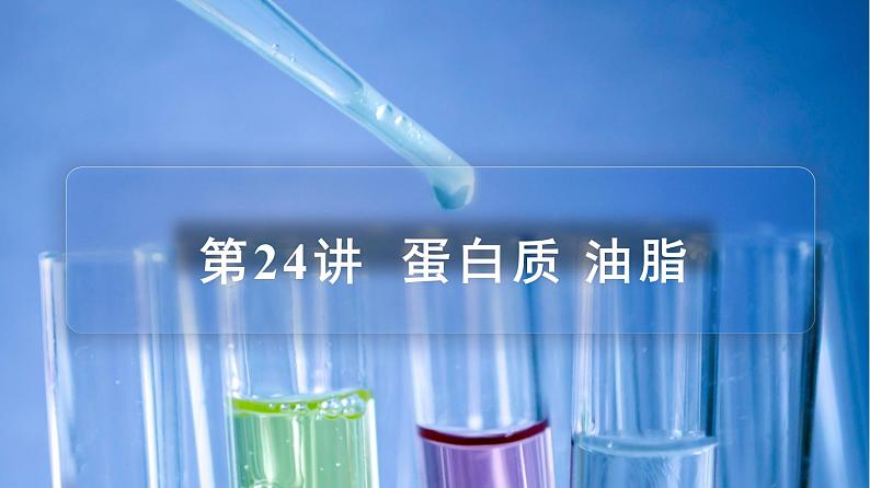 高中化学新教材同步必修第二册 第24讲 基本营养物质(二)蛋白质油脂(PPT课件)第3页