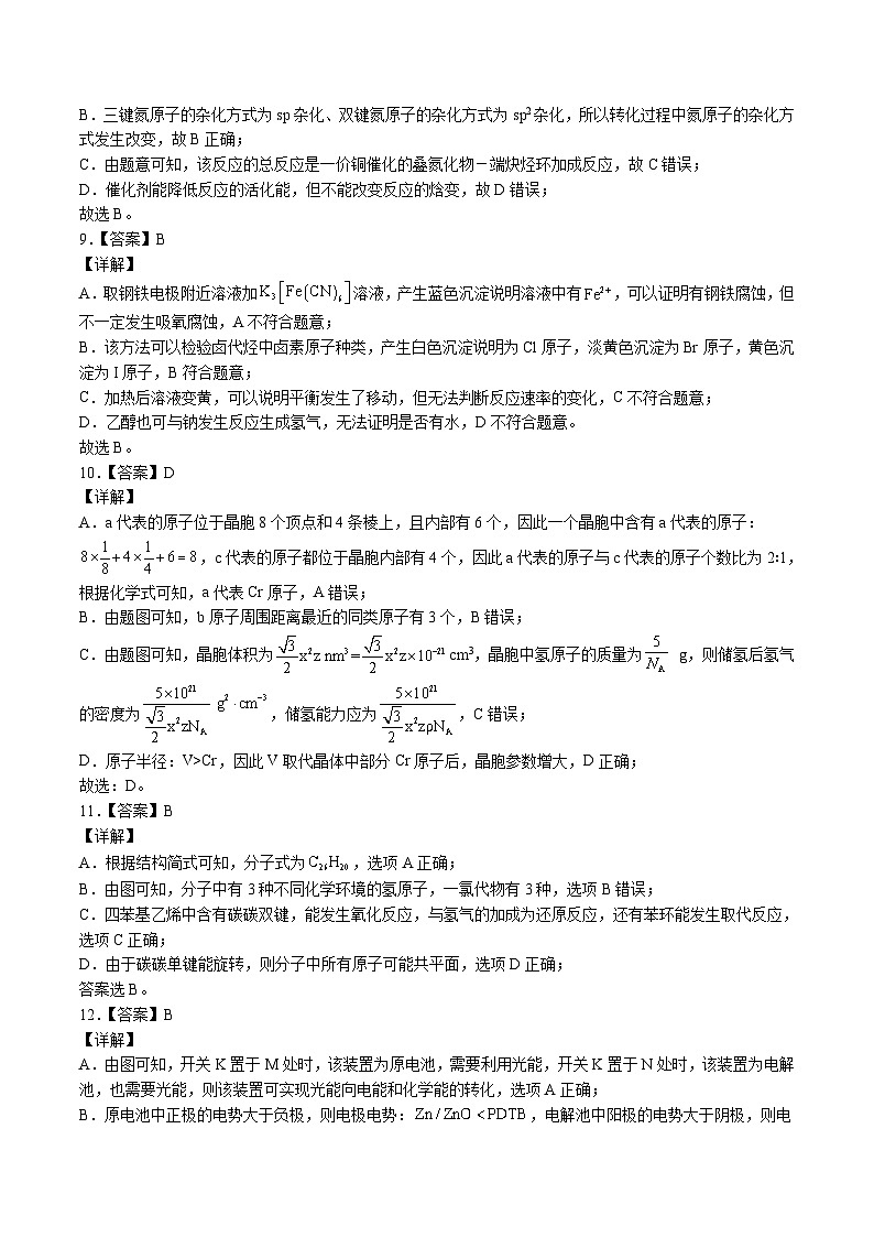 2023年高考押题预测卷01(辽宁卷)-化学(全解全析)第3页