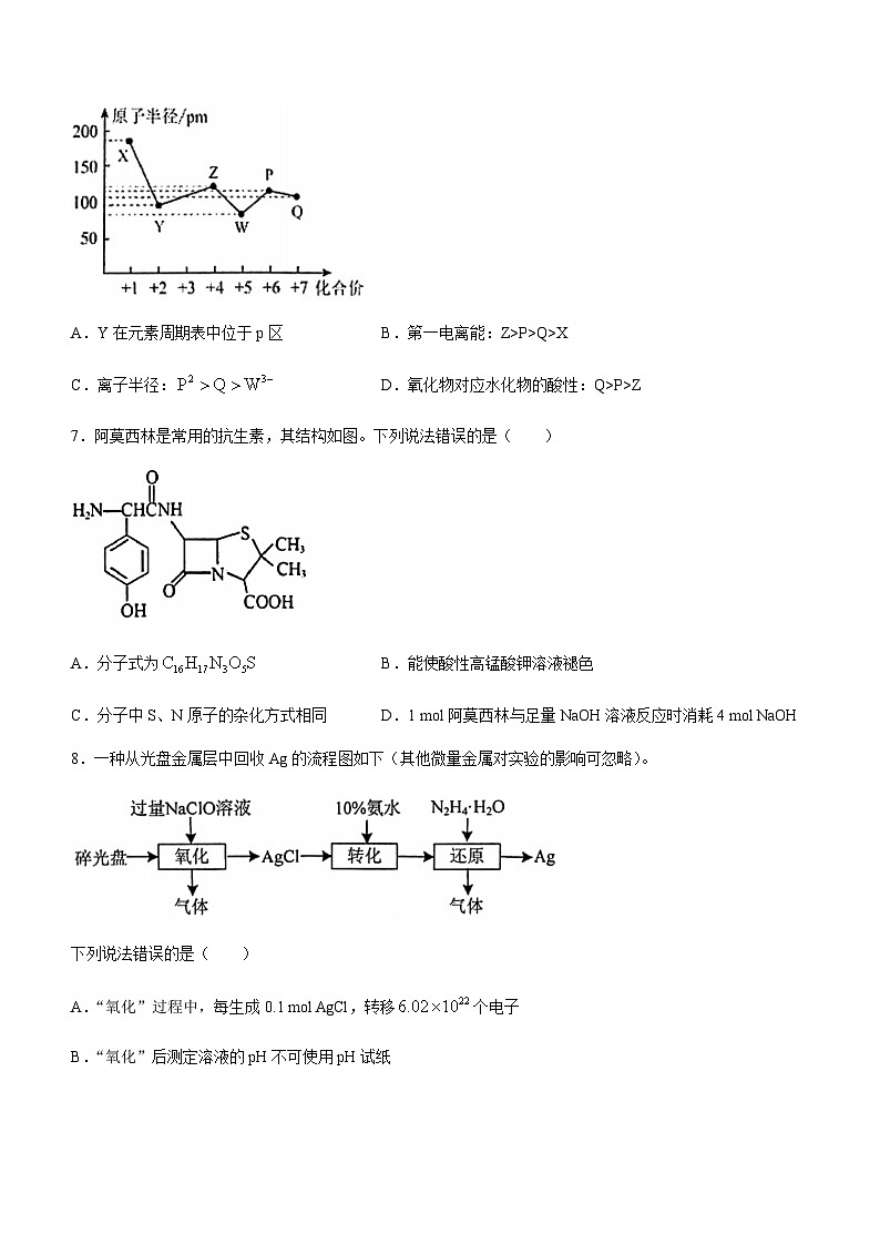山东省烟台市2023届高三下学期适应性练习(二)化学试题(Word版含答案)第3页